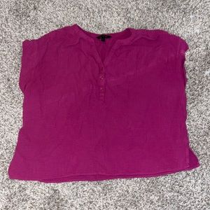 Banana Republic purple blouse